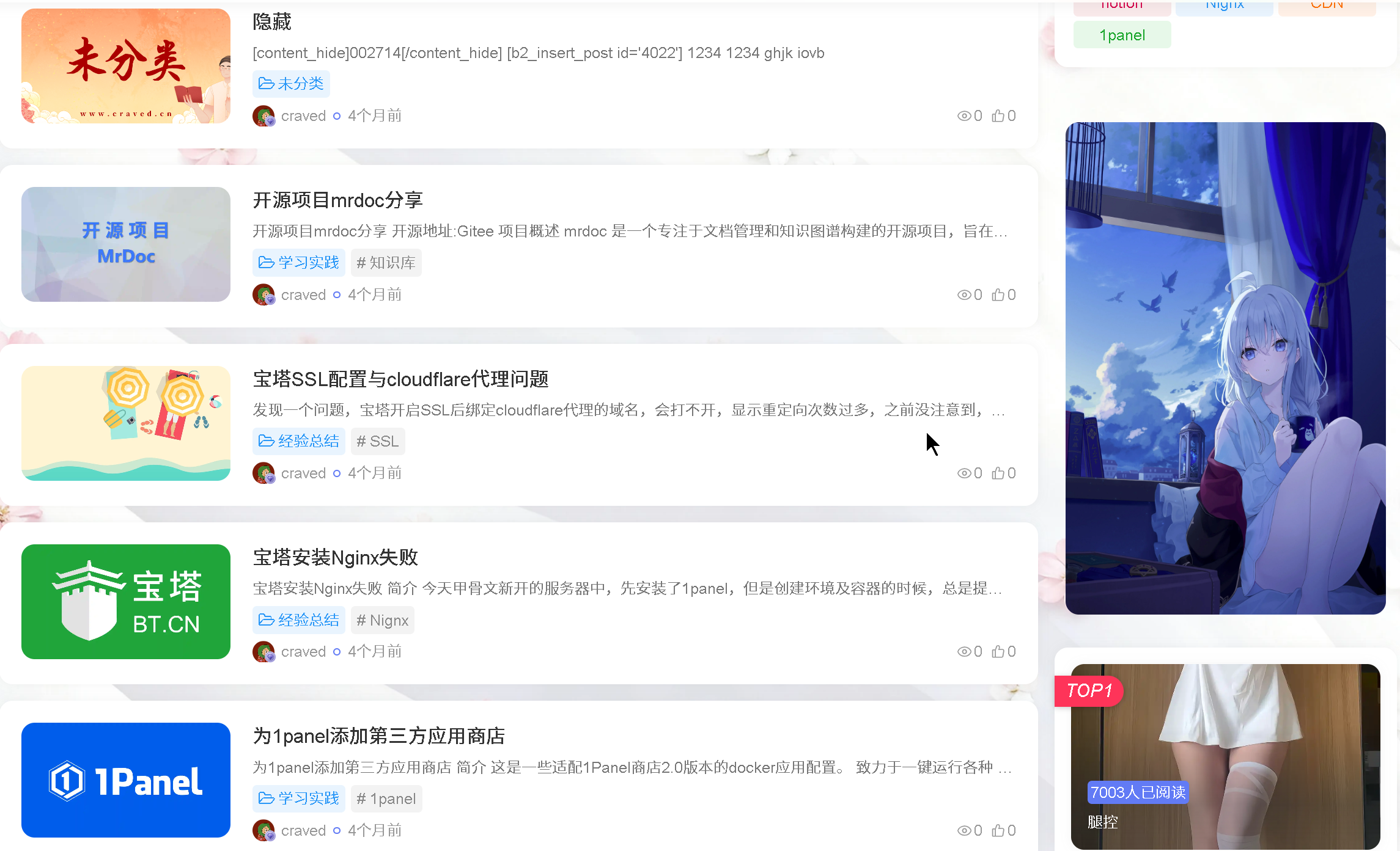 生成wordpress侧边栏随机图片代码-独趣博客